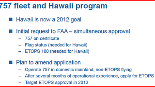 Allegiant Hawaii Plans Postponed Until 2012