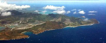 Oahu from the air