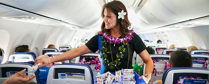 Southwest Hawaii Flights Among First With Onboard Chargers, Faster Wifi, Bigger Bins