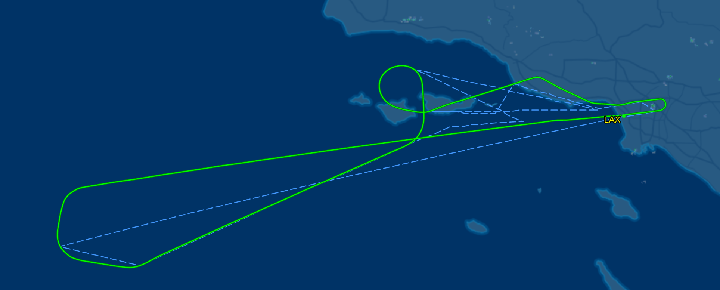 HA Flight 3 diverted from Los Angeles to Honolulu today