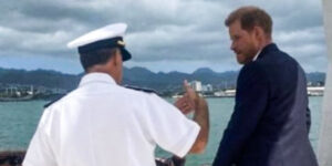 Prince Harry Visitor At Pearl Harbor Yesterday