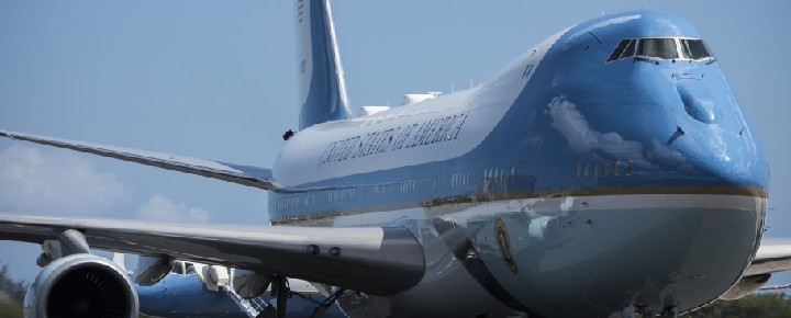 Air Force One in Hawaii