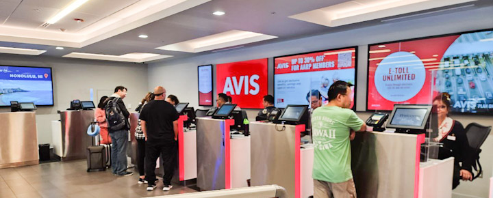Avis's check-in line was quick compared to Thrifty.