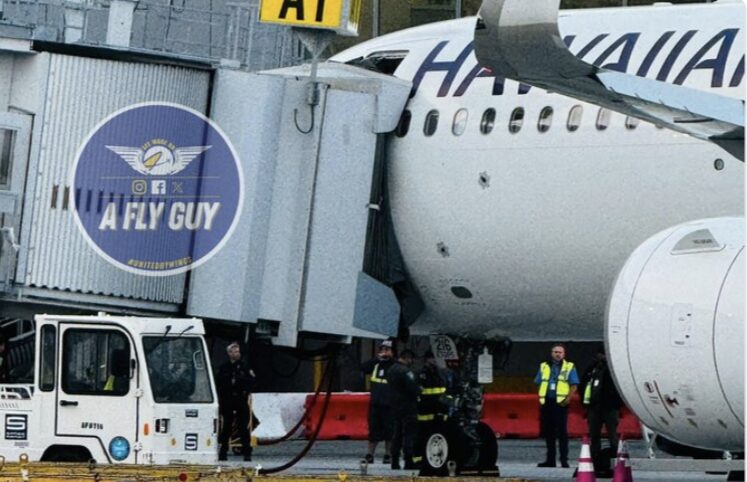 Hawaiian Airlines Airbus A321neo Damaged In San Francisco Airport