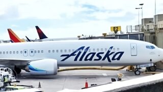 Alaska Airlines at Honolulu Airport