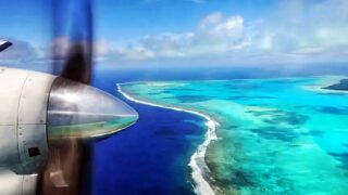 Cook Island from the air.