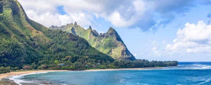 Tunnels Beach on North Shore Kauai