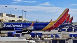 Southwest planes at Honolulu Airport Terminal Two