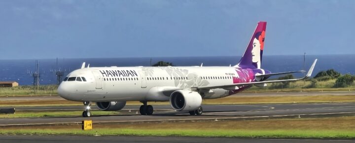 Hawaiian Airllnes A321neo at Lihue Kauai