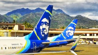 Alaska Airlines planes in Hawaii