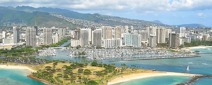 Magic Island in Honolulu.