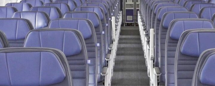 United Airlines MAX 8 economy.