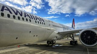 Hawaiian Airlines Dreamliner at HNL