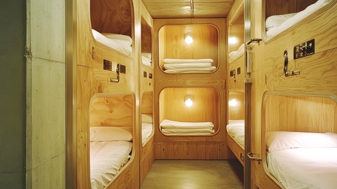 Hawaii sleeping capsule hotels