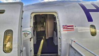 Hawaiian Airlines Dreamliner Entry Door