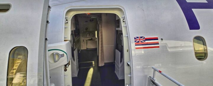 Hawaiian Airlines Dreamliner Entry Door