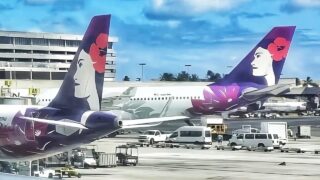 Hawaiian Airlines in Honolulu.