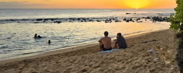 Baby Beach Kauai Sunset