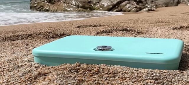 Sandbox to prevent beach theft?