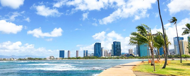 Waikiki Beach in Honolulu