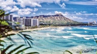 Waikiki and Diamond Head