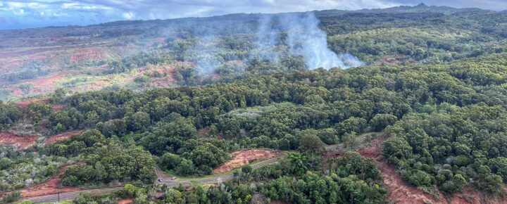 Kokee Brush Fire