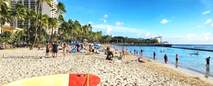Waikiki Beach Surfboard