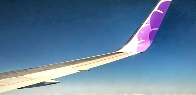 Hawaiian Airlines wing