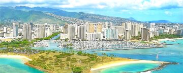 Waikiki from the air