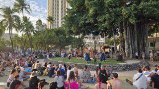 Hula show in Waikiki