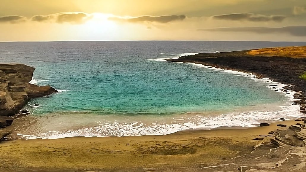 Green sand beach, Big Island