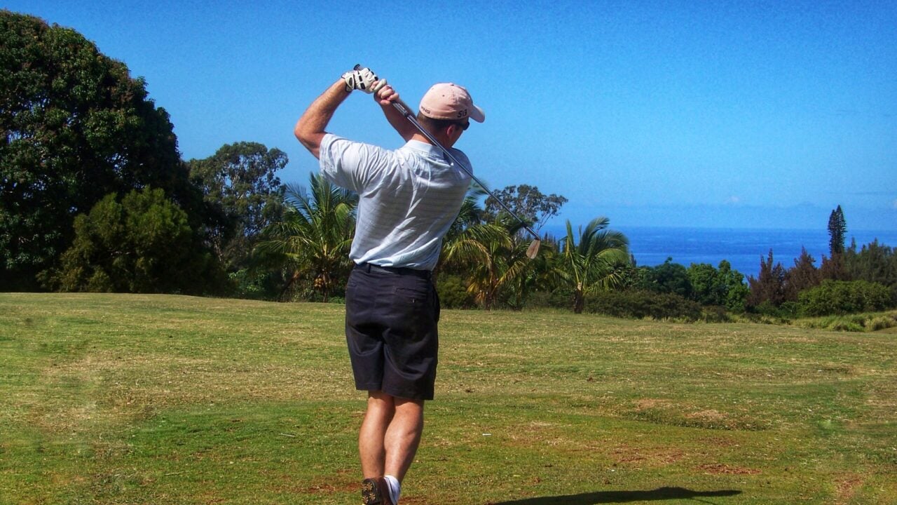 Golfing at Kukuiolono on Kauai