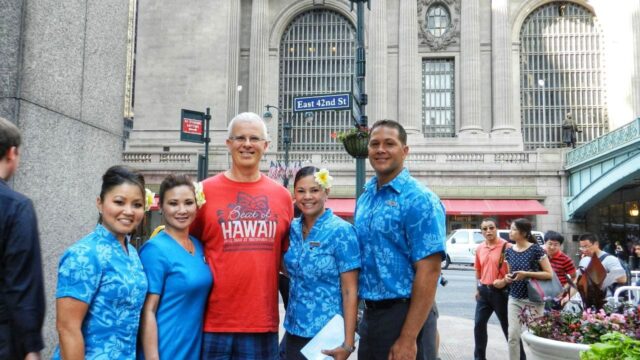 Hawaiian Air inaugural New York flight