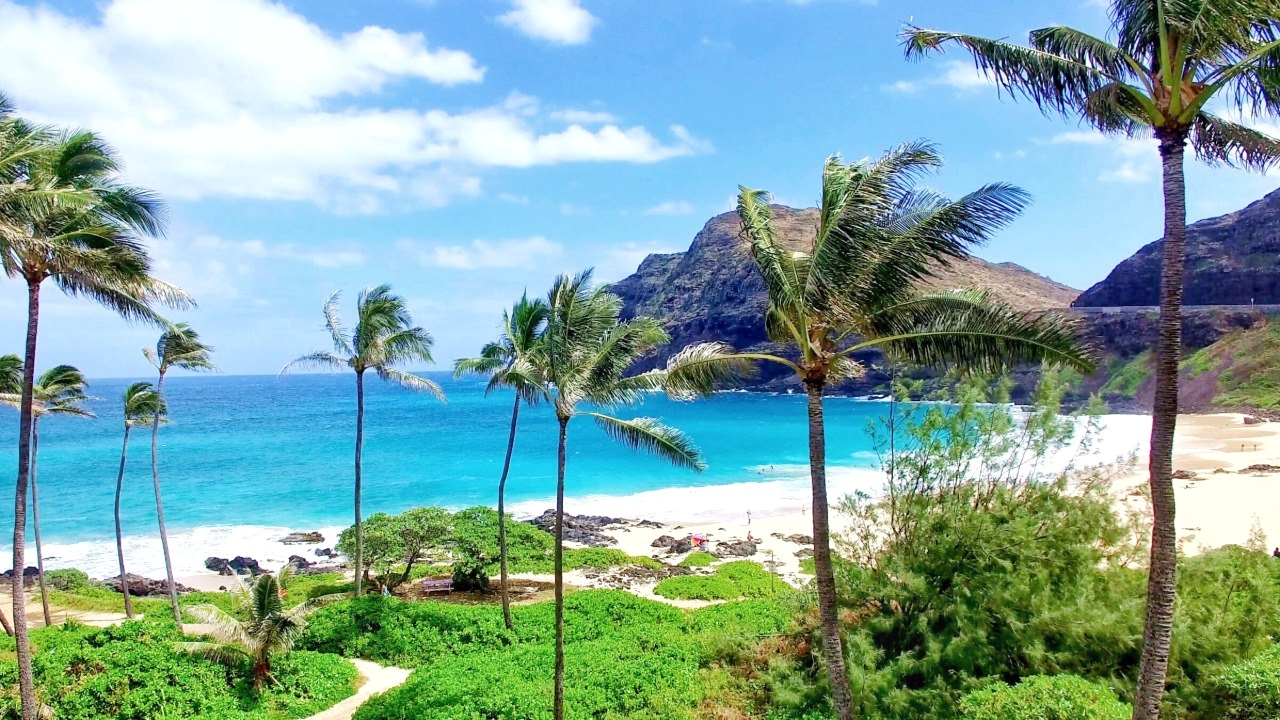 Iconic Hawaii beach