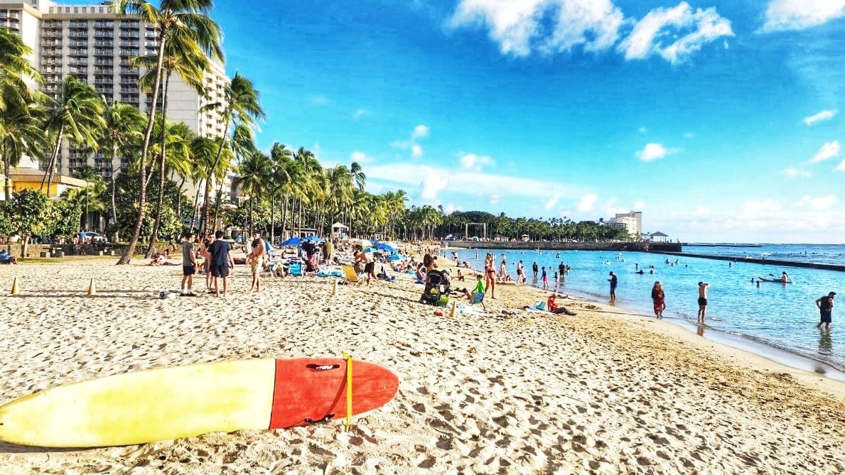 Waikiki surfboard