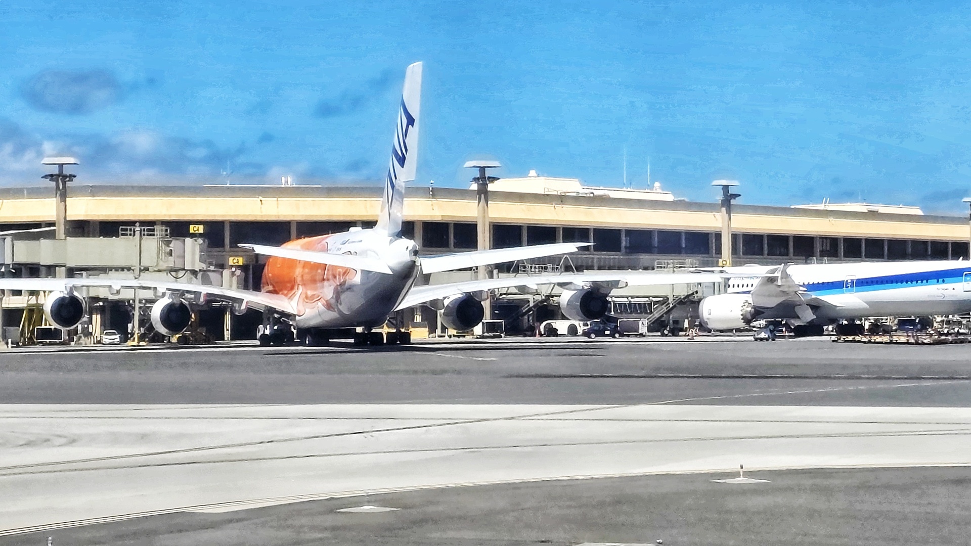 ANA A380 at HNL