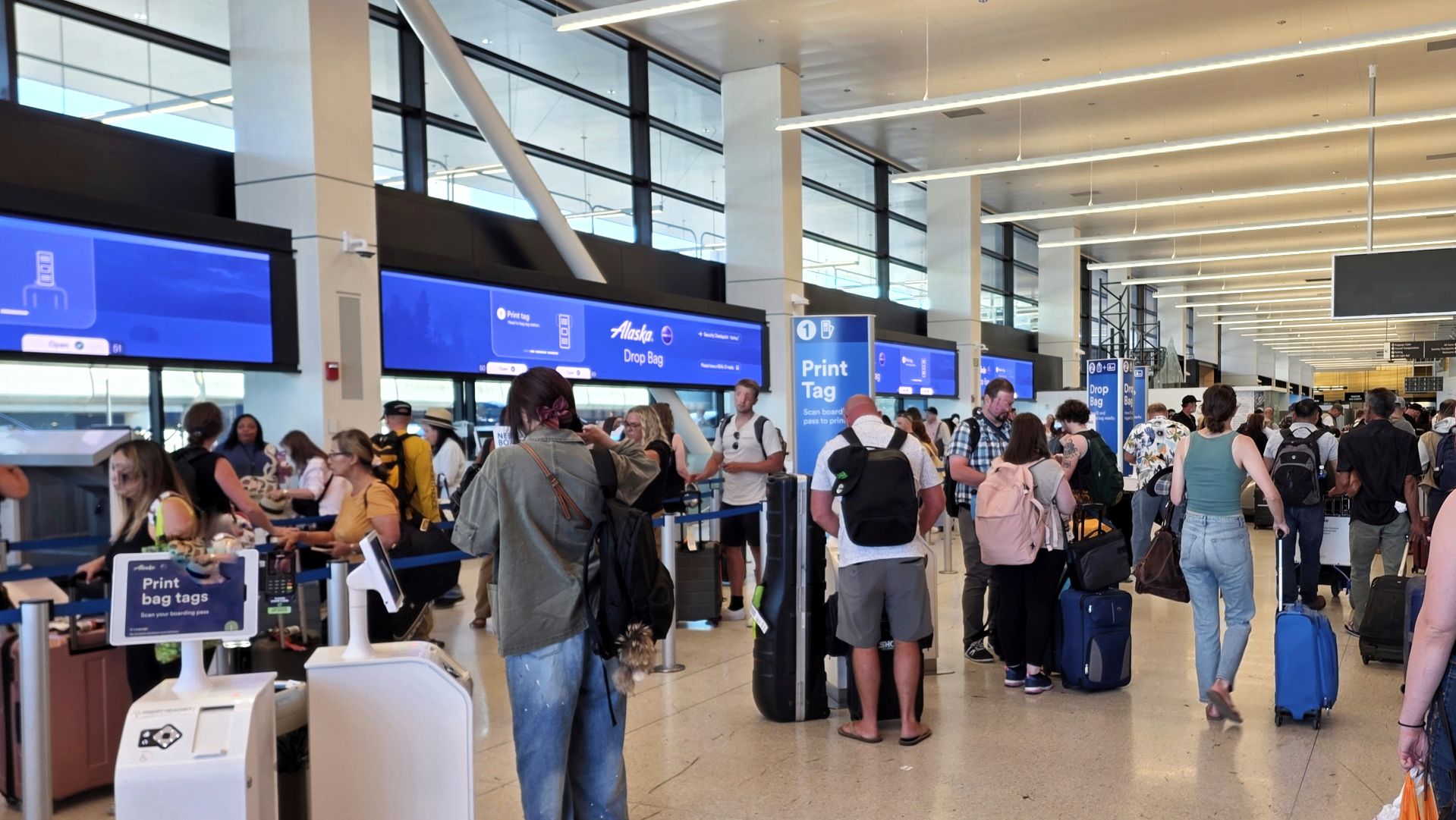 Alaska Airlines check-in