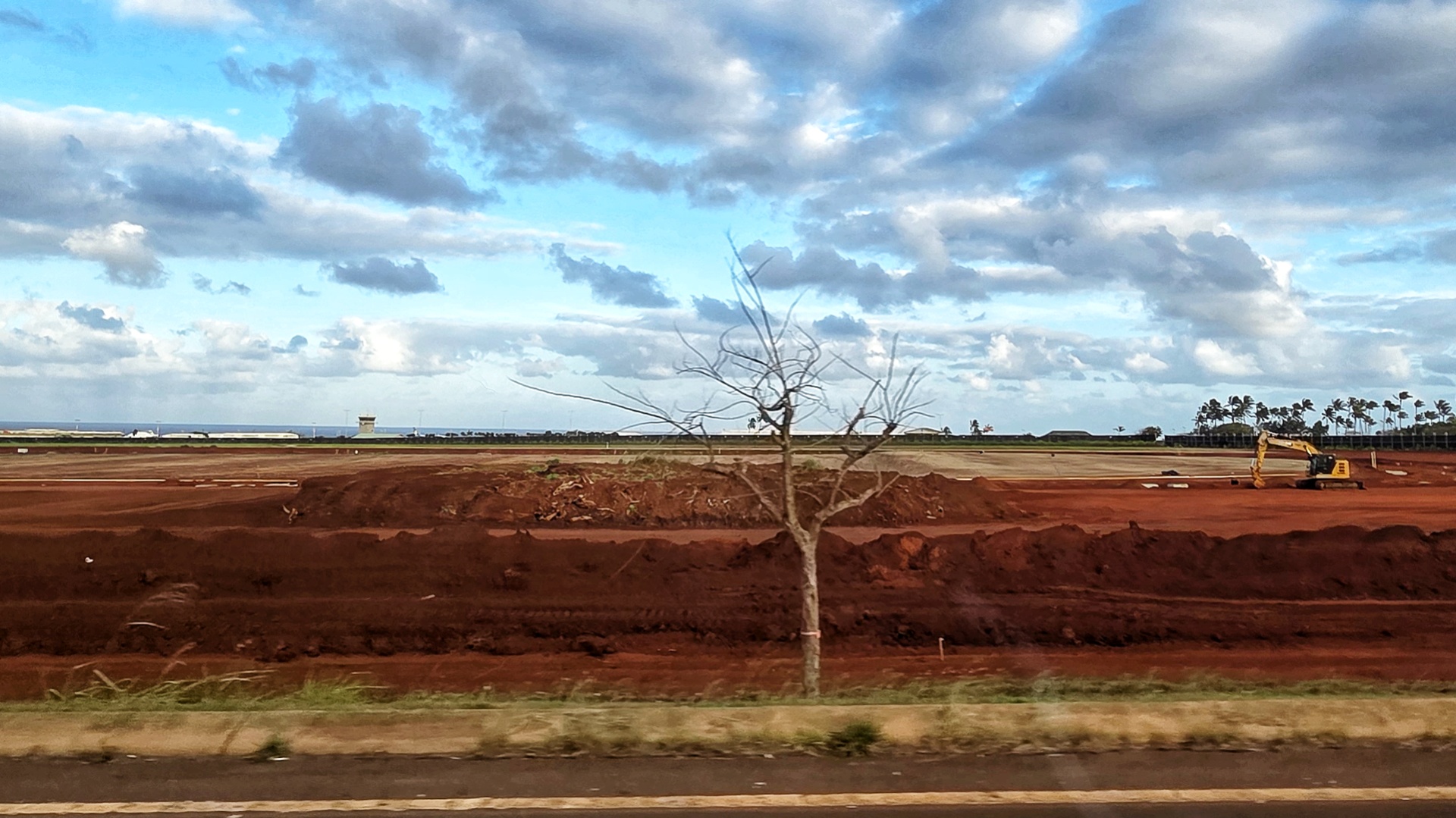 Construction near Lihue Airport