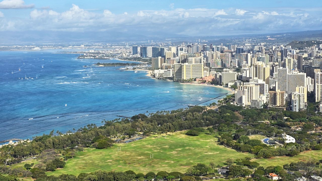 Waikiki from Diamond Head
