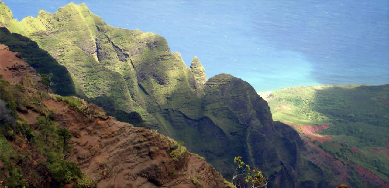 View of the Na Pali Coast from Kokee
