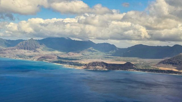 Landing on Oahu