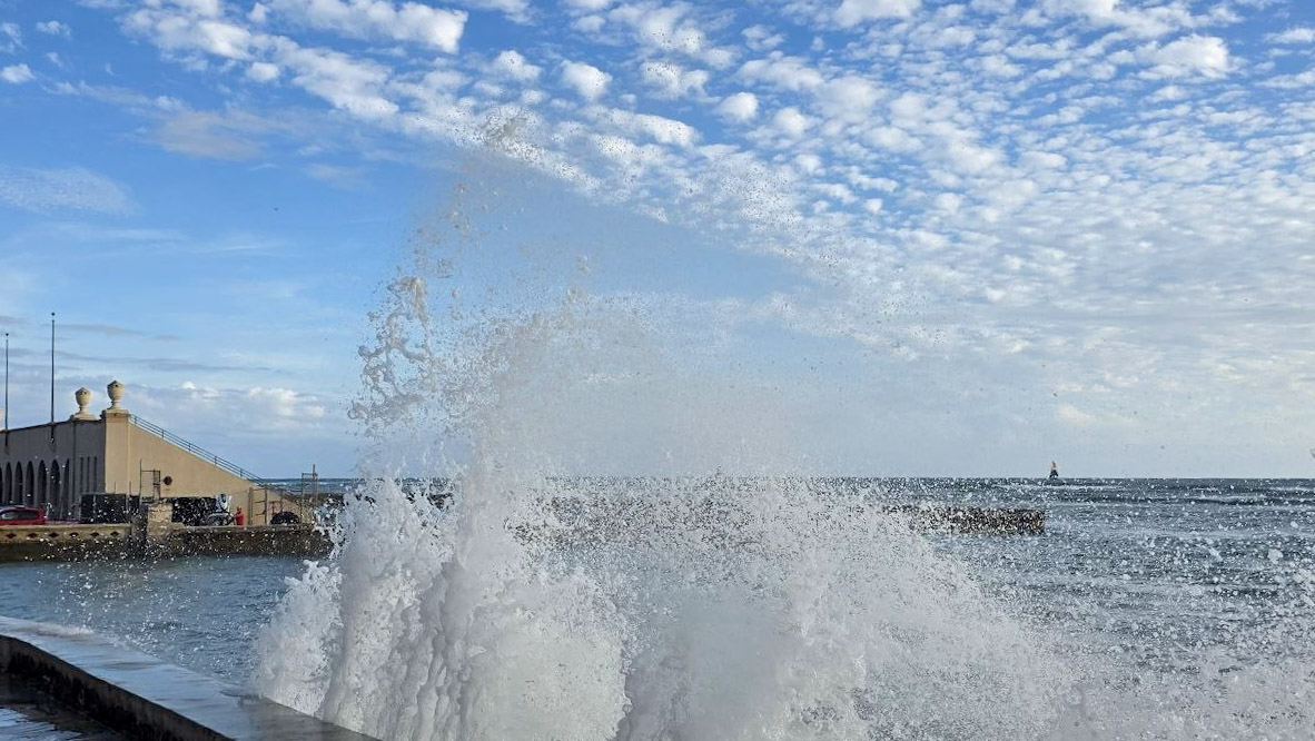 Waikiki Shoreline Near War Memorial Natatorium