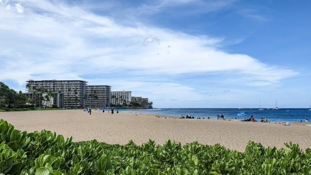 Kaanapali Beach on Maui.
