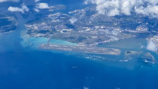 Flying over HNL