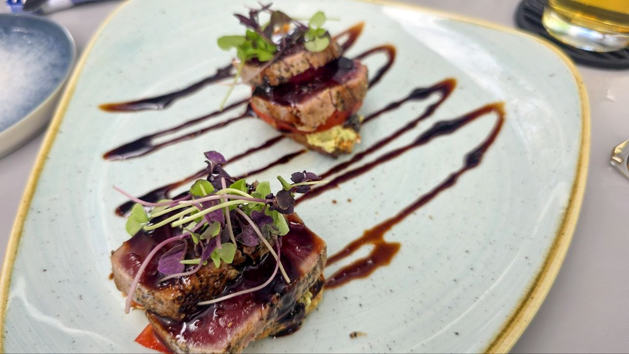 Ahi bruschetta Mala Ocean Tavern Maui
