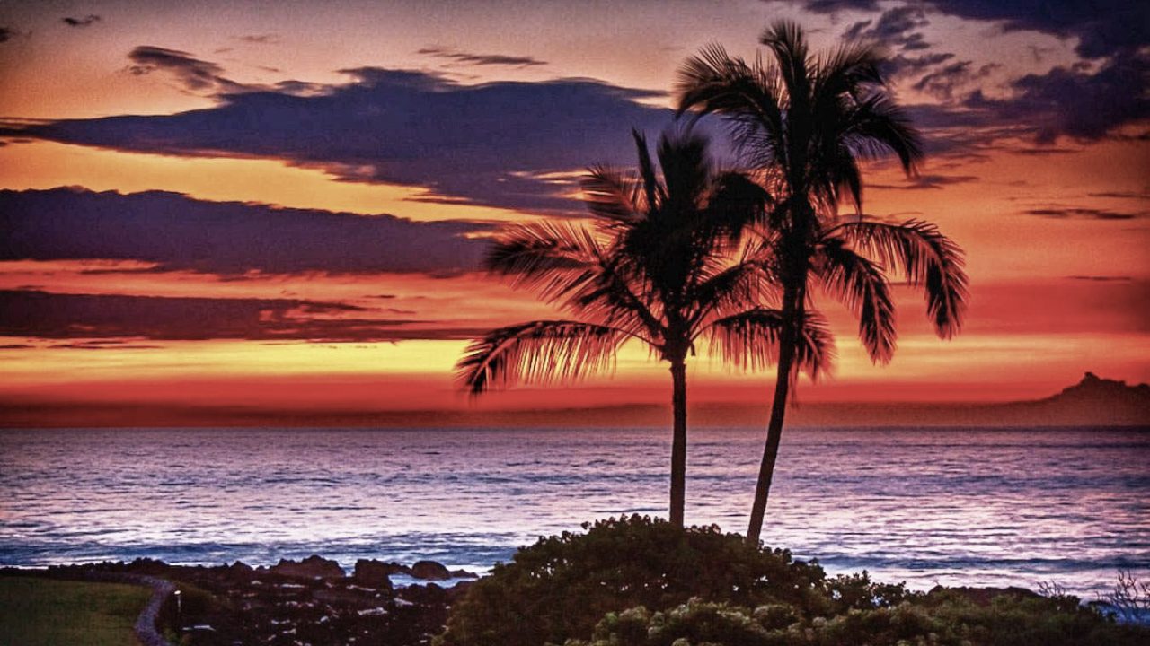 Sunset in Hawaii
