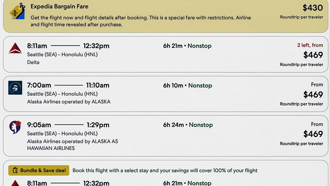 Hawaii Airfares