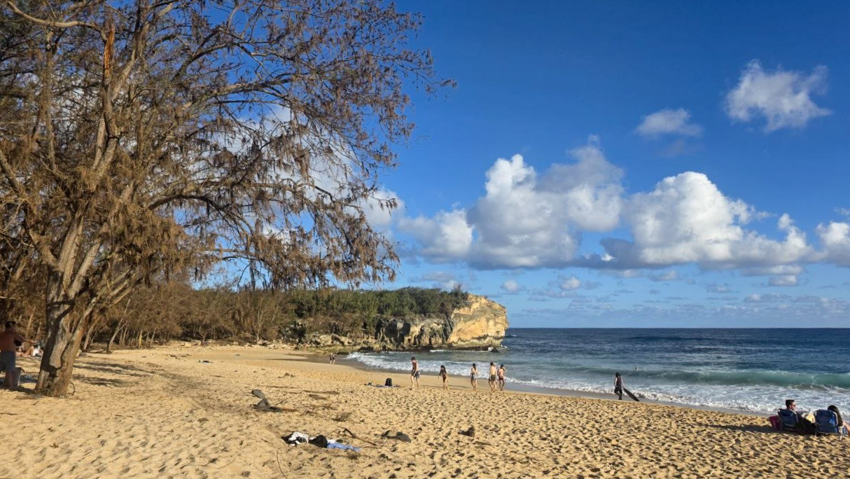 Shipwreck Beach Kauai on October 3, 2026